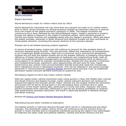World lubricants