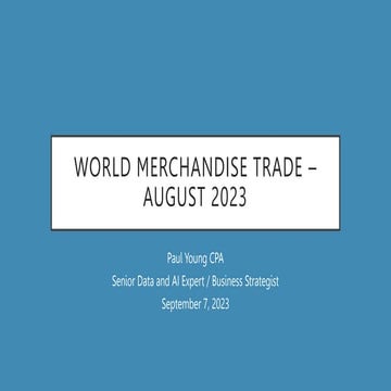 World Merchandise Trade – September 2023.pptx