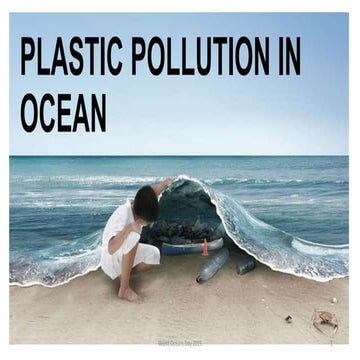 Plastic pollution in ocean