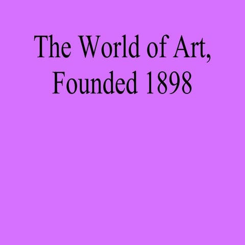 The World of Art