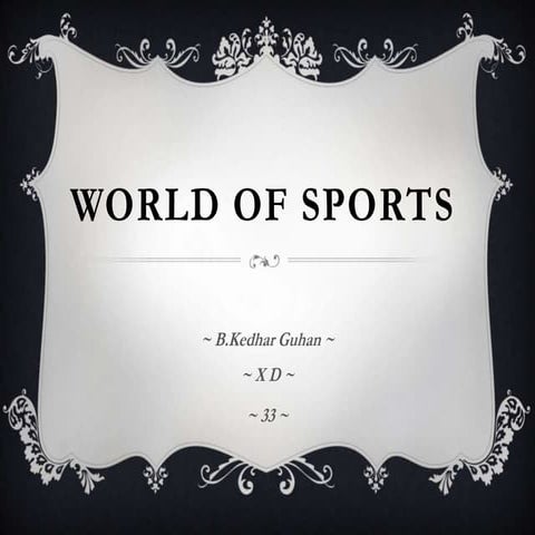 Indoor and outdoor games | PDF