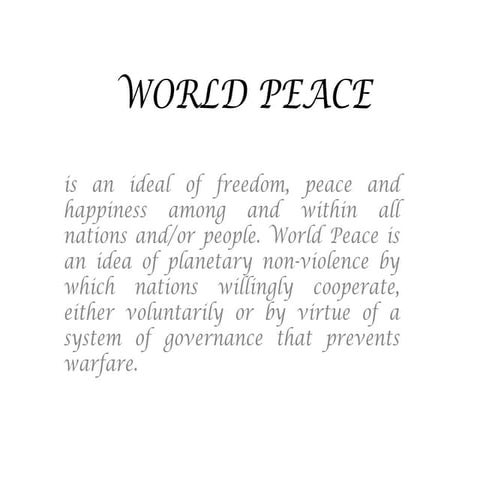 World Peace