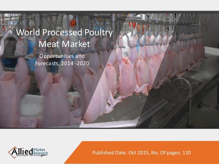 World processed poultry meat market