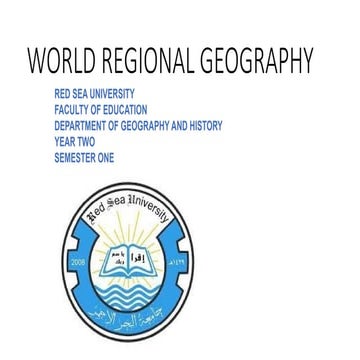 WORLD REGIONAL GEOGRAPHY.ppt jjjjjjjjjjjjjjjjjjjjjjjjjjjjx