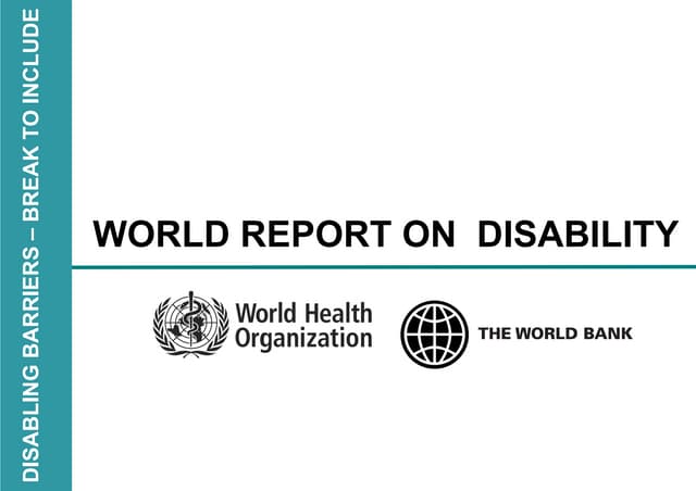 World report on  disability