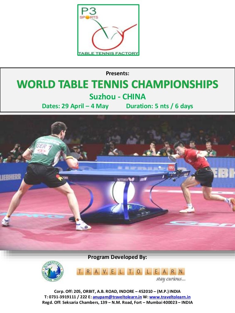 World Table Tennis Championships 2015 ppt