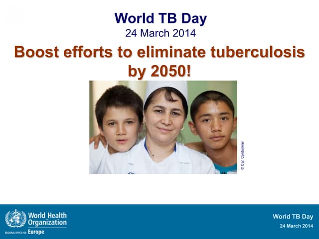 Boost efforts to elimiate tuberculo...