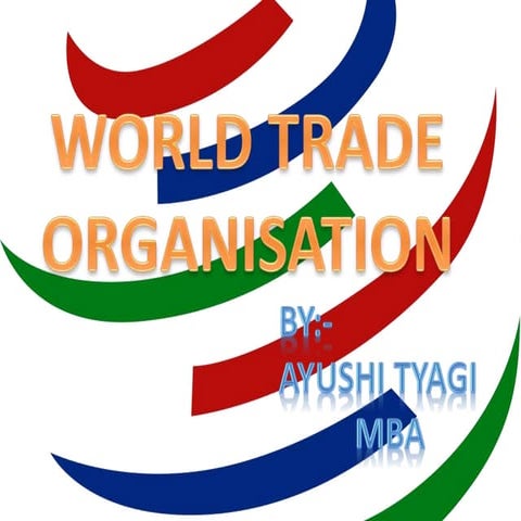 World trade organisation