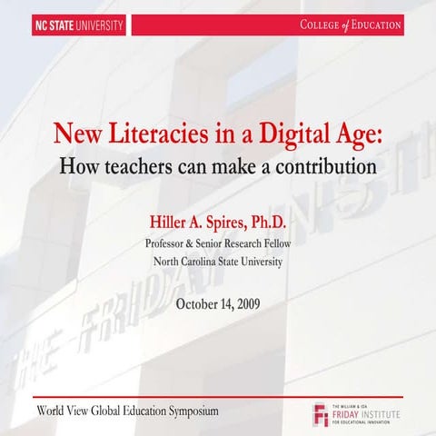 New Literacies in a Digital Age