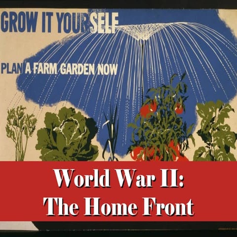 World war 2 the home front