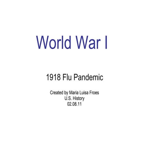 World war i