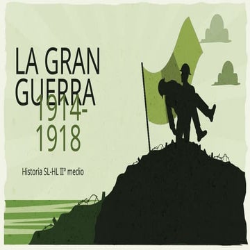 Presentación Primera Guerra Mundial 1914-1918
