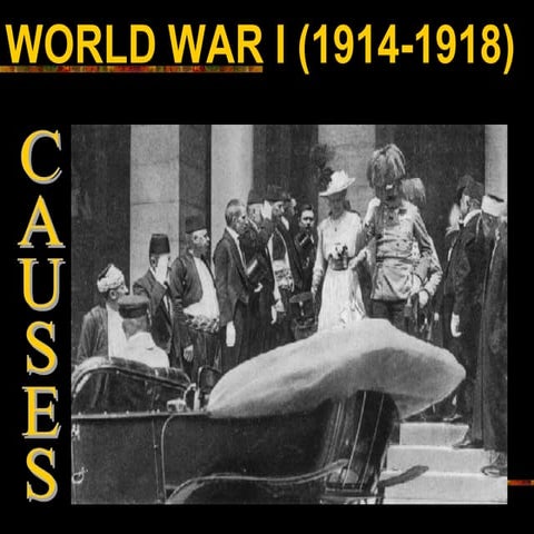 World War I  Causes