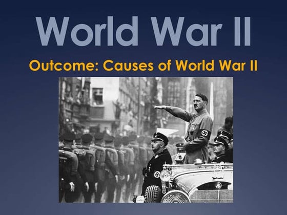 Nationalism as a Cause of World War II | DOC | Marriage and Civil ...