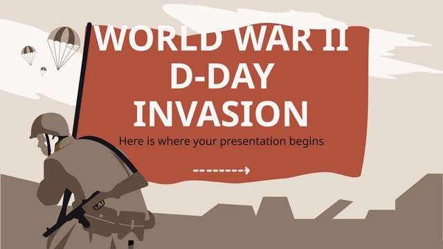 World War II D-Day Invasion XLLLLHistory - 12th Grade .pptx