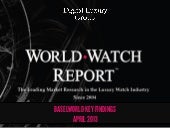 WorldWatchReport™ 2013 Key Findings