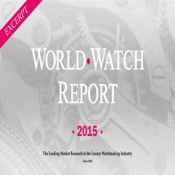 WorldWatchReport™ 2015