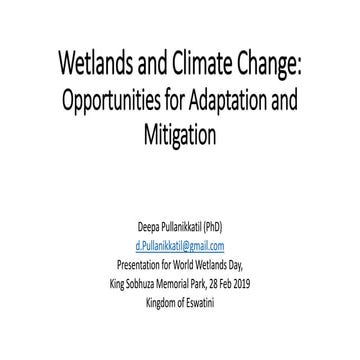 World wetlands day Presentation