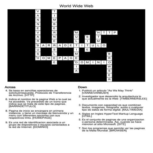 Crossword World wide web  