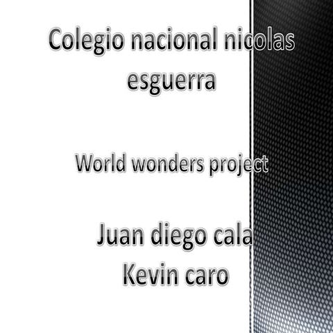 World wonders project