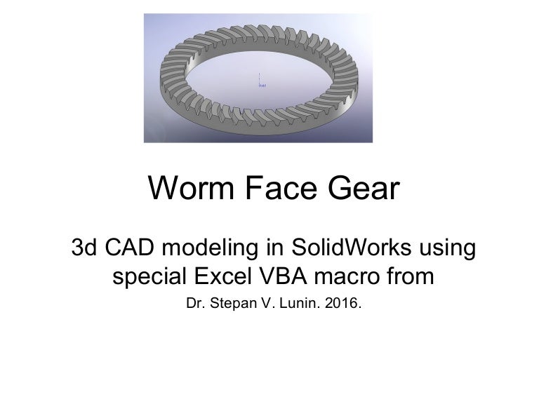 Worm face gear