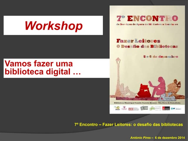 Vamos fazer uma biblioteca digital