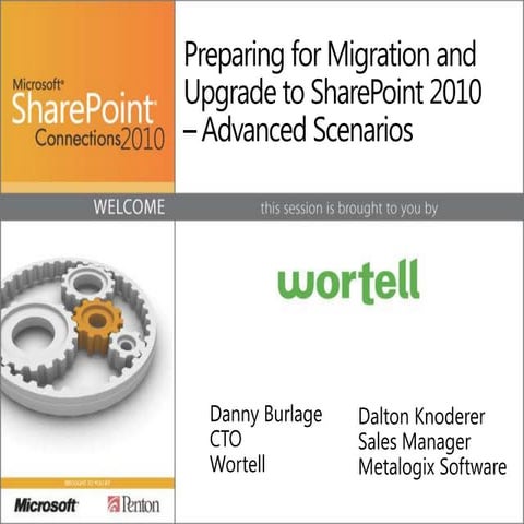 Migrating To SharePoint 2010