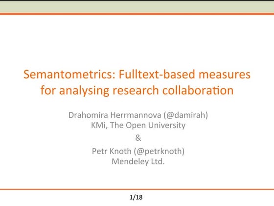 Semantometrics in Coauthorship Networks: Fulltext-based Approach for Analysin...