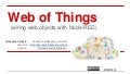 Web of Things (wiring web objects with Node-RED)