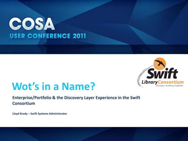 Wot’s in a name