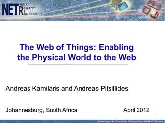 The Web of Things: Enabling the Physical World to the Web