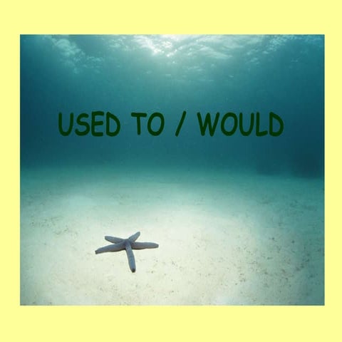 Would and used to