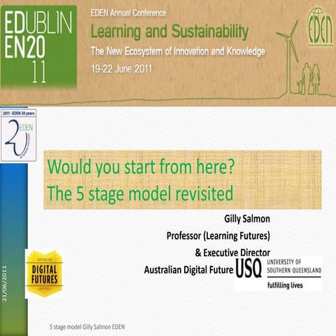 Gilly Salmon's presentation from EDEN 2011