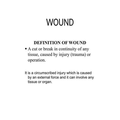 Stab wound | PPTX