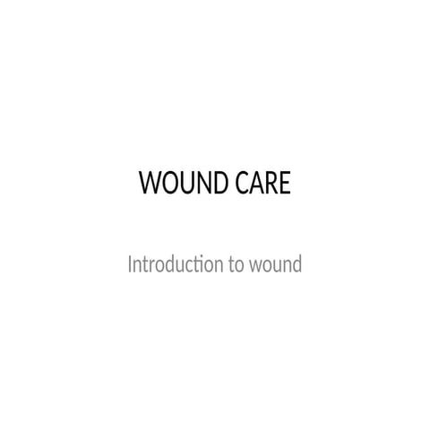 Wound management , assessment , and choice of dressing materials