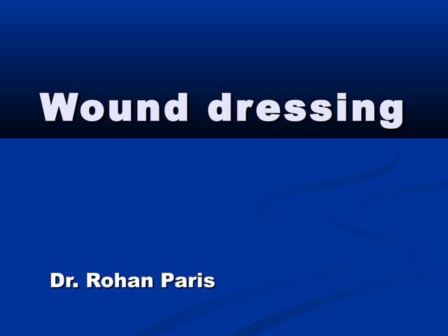 Wound dressing