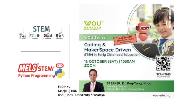 CODING AND MAKERSPACE IN EARLY CHILDHOOD EDUCATION