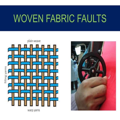 Woven fabric faults