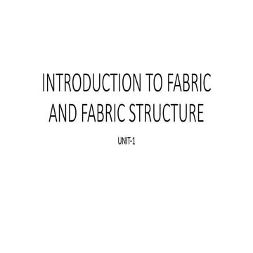 Fabric Structure and Design | PDF