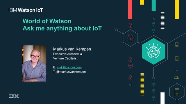 World of Watson Ask Me Anything About IoT