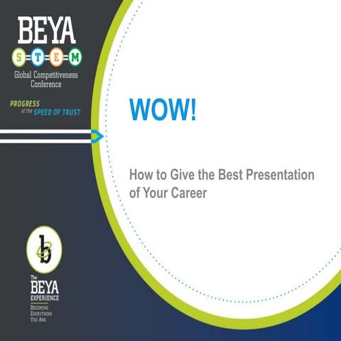 Wow! How to give the best Presentation of Your Career | PPTX