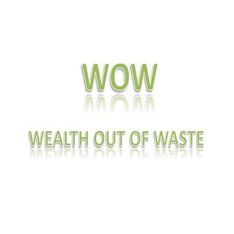 WOW (Wealth Out of Waste) Business Plan