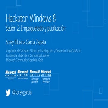 Windows 8: Empaquetamiento y publicación