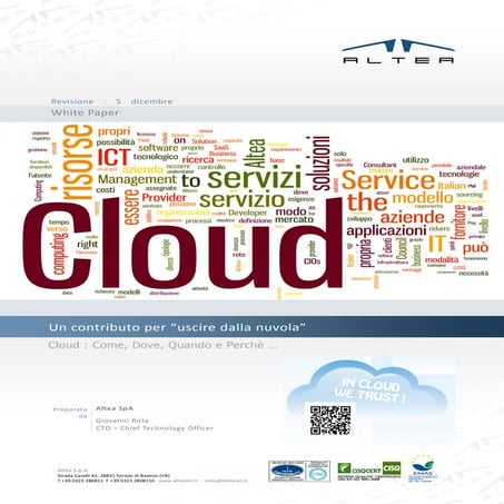 White Paper sul tema Cloud
