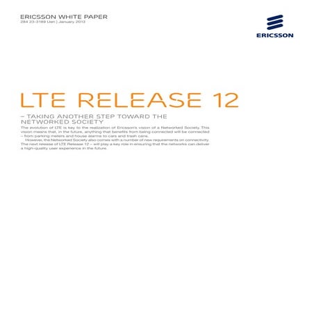 White paper: LTE Release 12