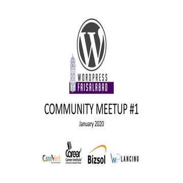 WordPress Faisalabad Community Meetup - January 2020