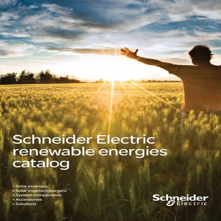 Schneider Electric Renewable Energies Catalog