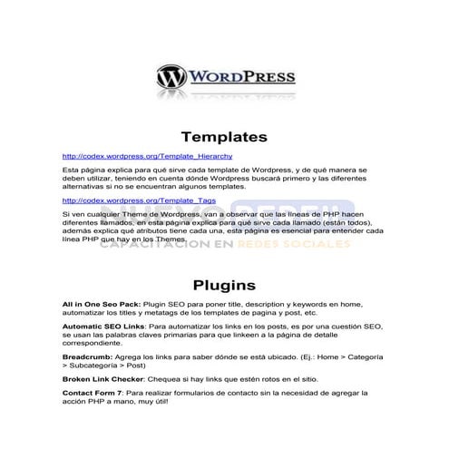 Templates de Wordpress