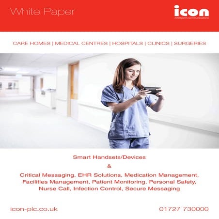 Smart devices in healthcare