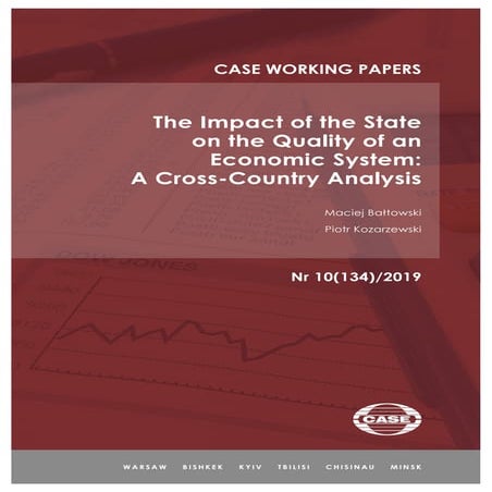 The Impact of the State on the Quality of an Economic System: A Cross-Country...